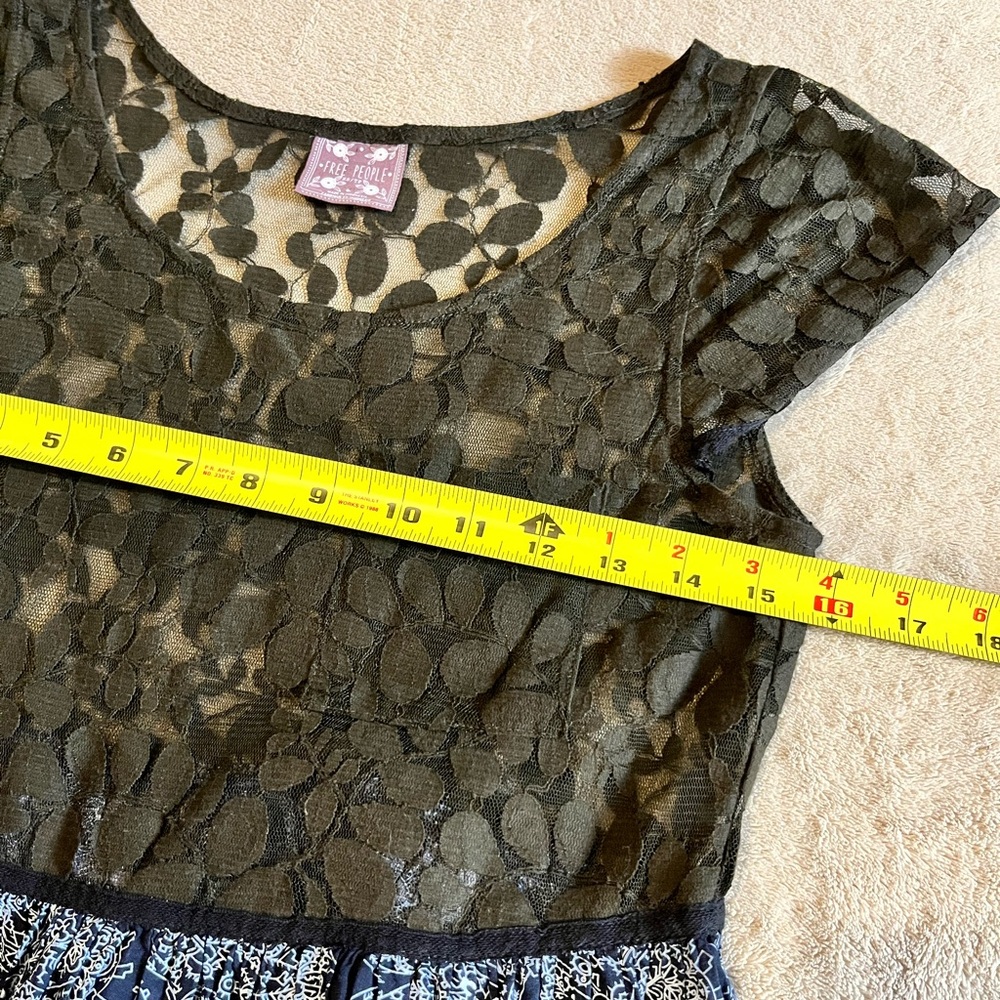 Free People Y2K Lace Tee - Picture 6 of 7